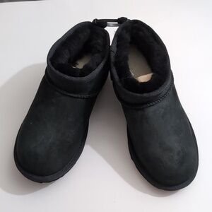 UGG Black Cozy Slip-Ons